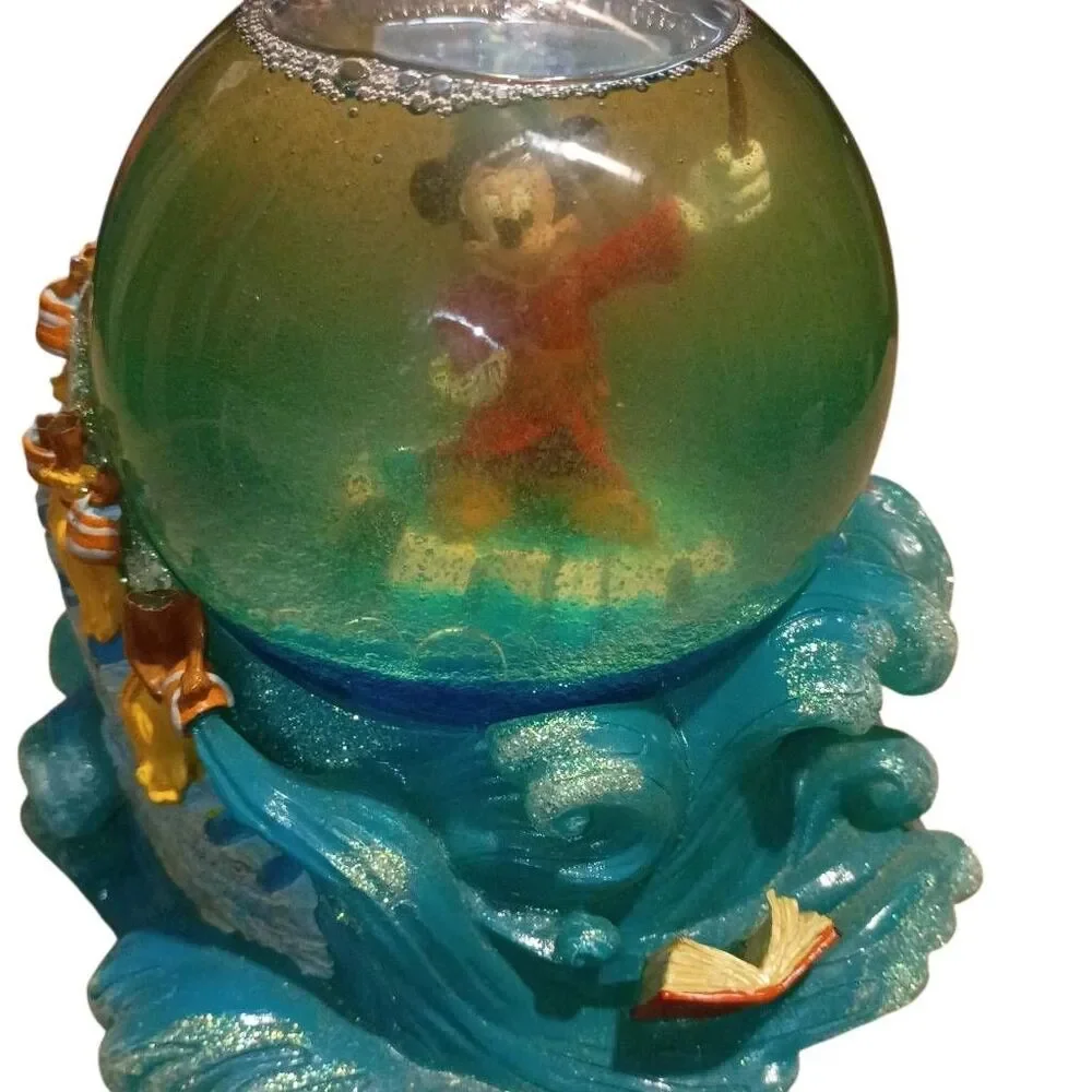 Disney Fantasia Sorcerer's Apprentice Musical Snow Globe